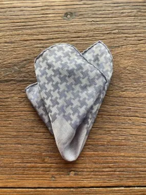 GREY & SLATE PLED DE COQ POCKET SQUARE