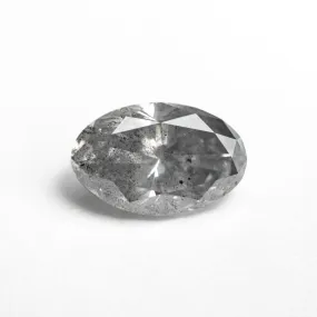 Grey Salt and Pepper Brilliant Diamond - 2.11ct Oval