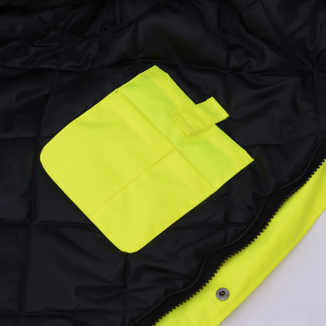 GSS Class 3 Hi Vis Premium ONYX PRIMALOFT Lime 3-in-1 Winter Parka Jacket with Teflon Protector (8505)