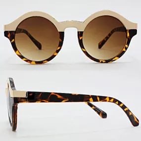 iLLASPARKZ Round Half Metal Sunglasses