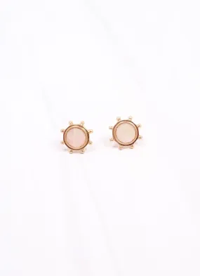 Jaffrey Circle Stud Earring GOLD