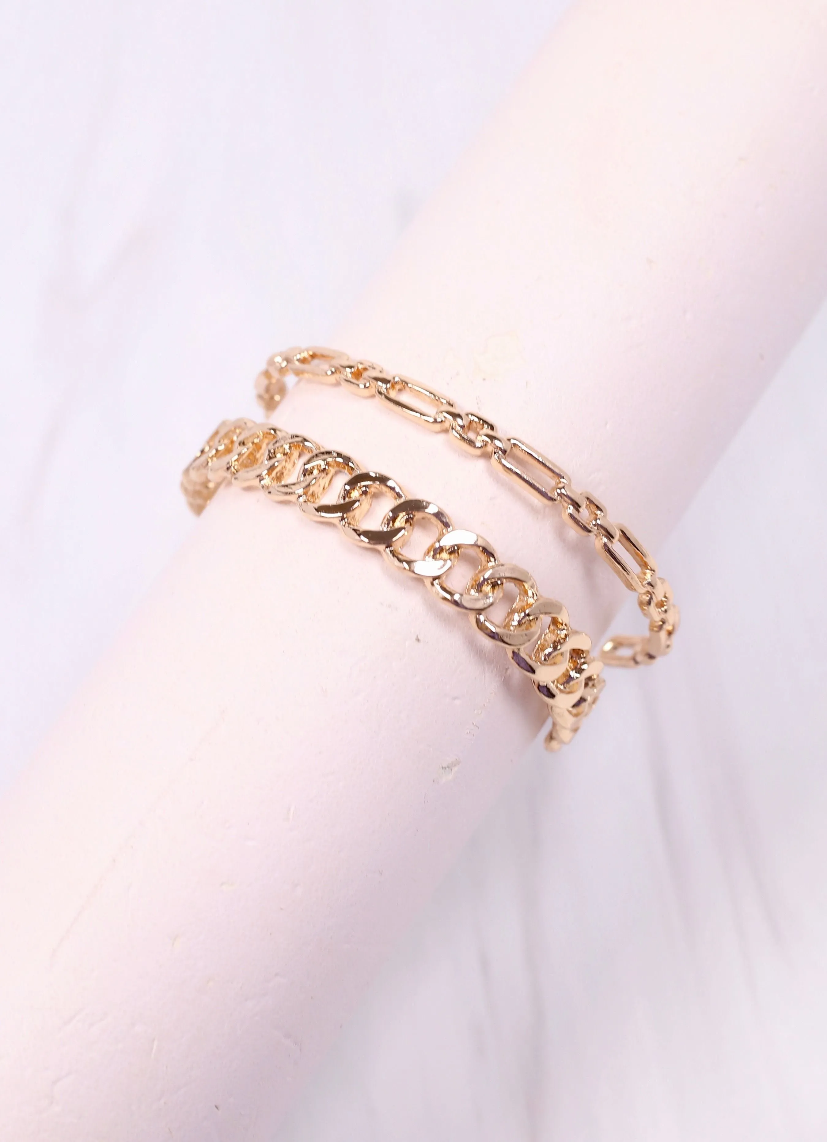 Janet Cuff Bracelet Set GOLD