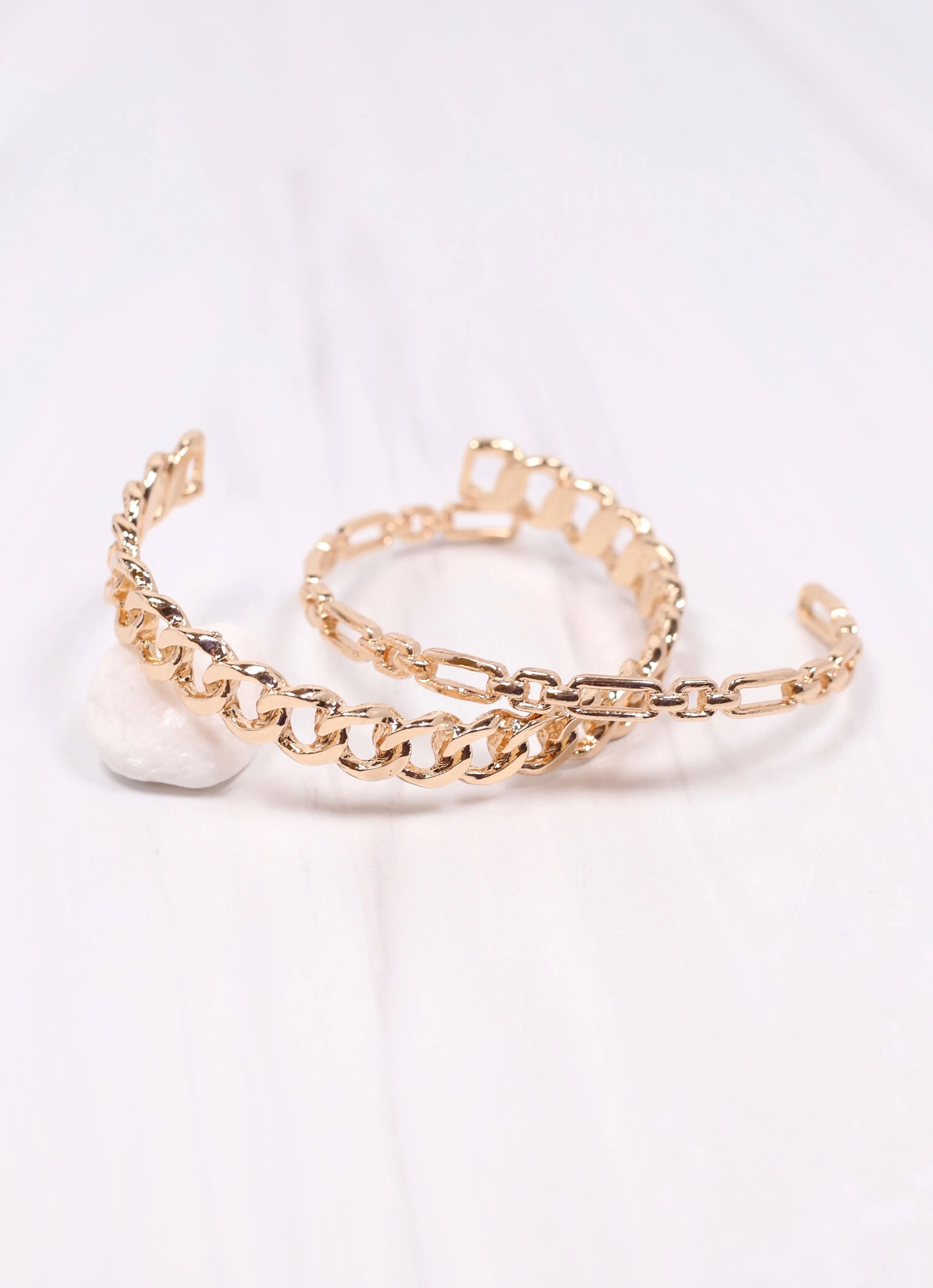 Janet Cuff Bracelet Set GOLD