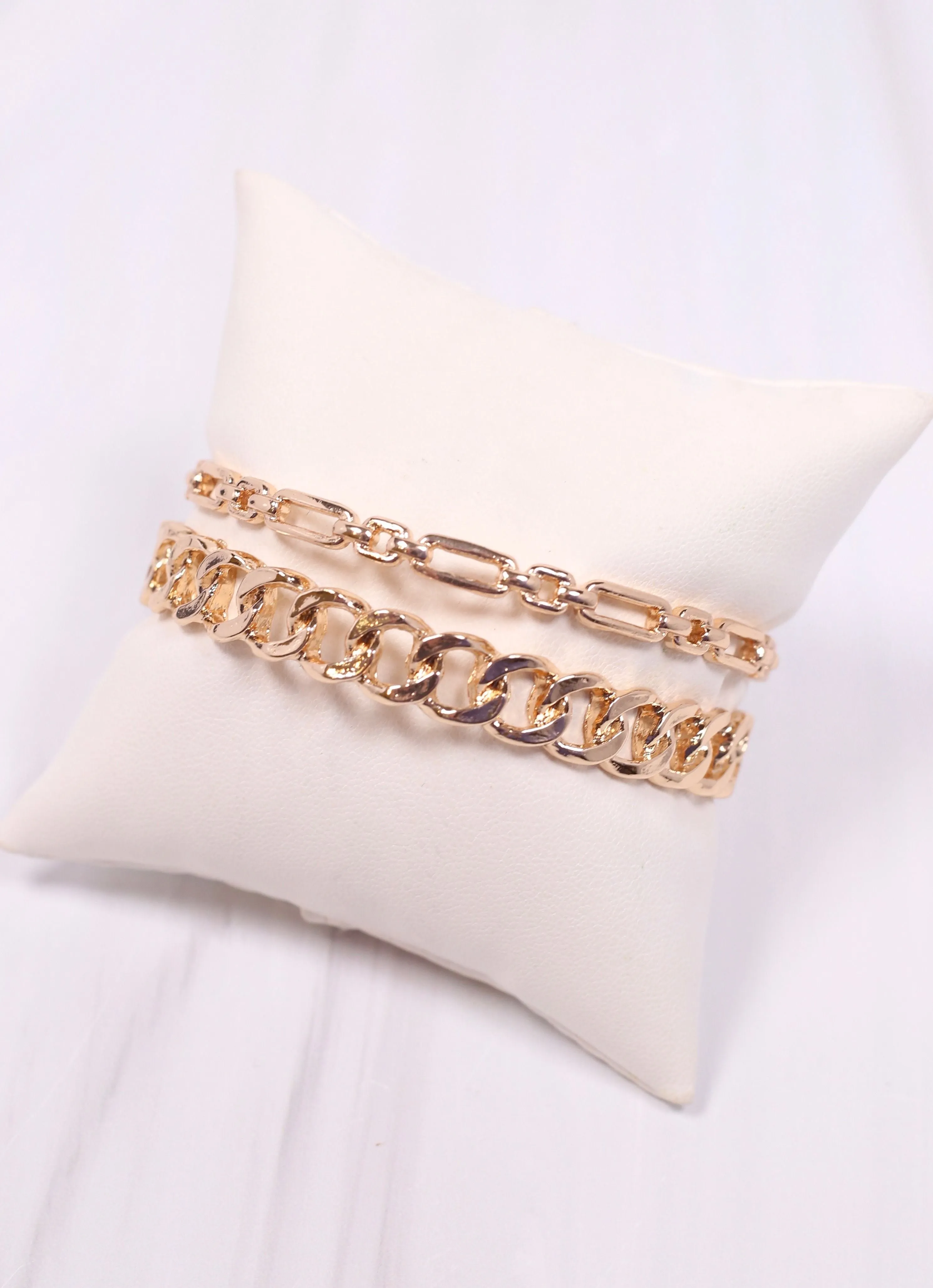 Janet Cuff Bracelet Set GOLD