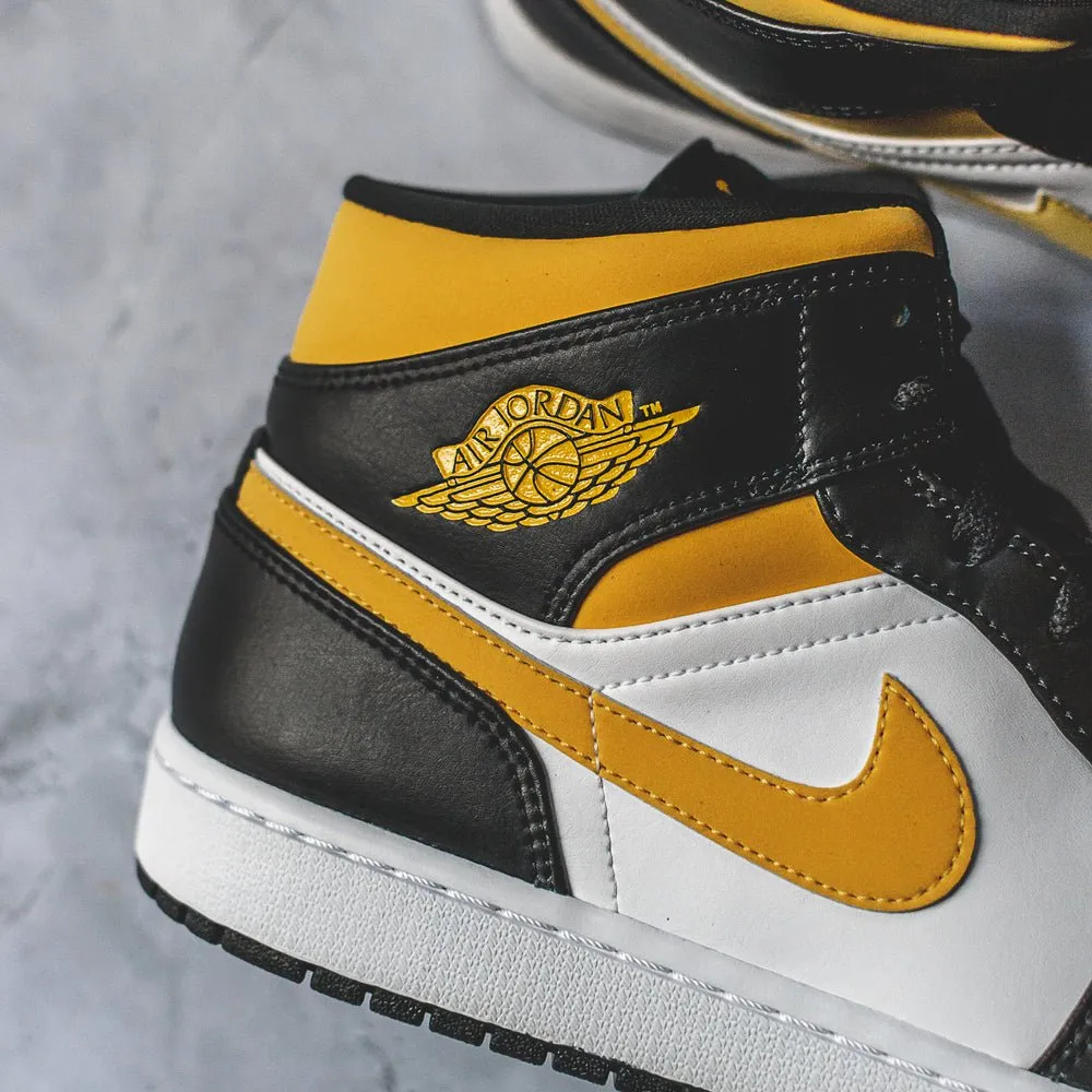 Jordan 1 Mid White Pollen