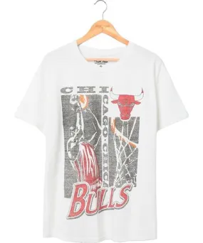 Junk Food Unisex Nba Chicago Bulls Jump Shot Short Sleeve Tee