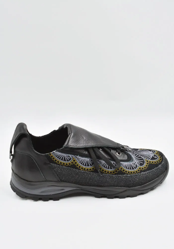 KIKO KOSTADINOV KKAW24FT01-134 CHALICE LACE UP SNEAKERS BLACK (New season FW24)