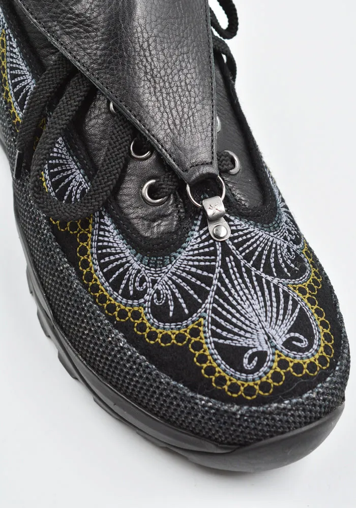 KIKO KOSTADINOV KKAW24FT01-134 CHALICE LACE UP SNEAKERS BLACK (New season FW24)