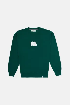 Kutup Aylar Super Soft Sweatshirt - Koyu Yeil