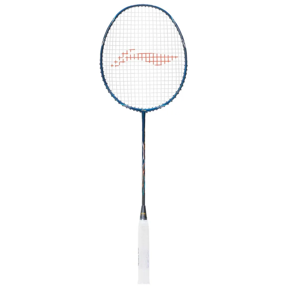 Li-Ning Wind Lite 800 II Strung Badminton Racquet (Navy/Dark Grey)