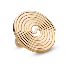 Licorice ring yellow gold