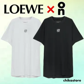 LOEWE  |Unisex Collaboration Logo Luxury T-Shirts