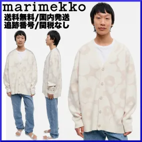 marimekko  |Flower Patterns Unisex Wool Nylon Cardigans