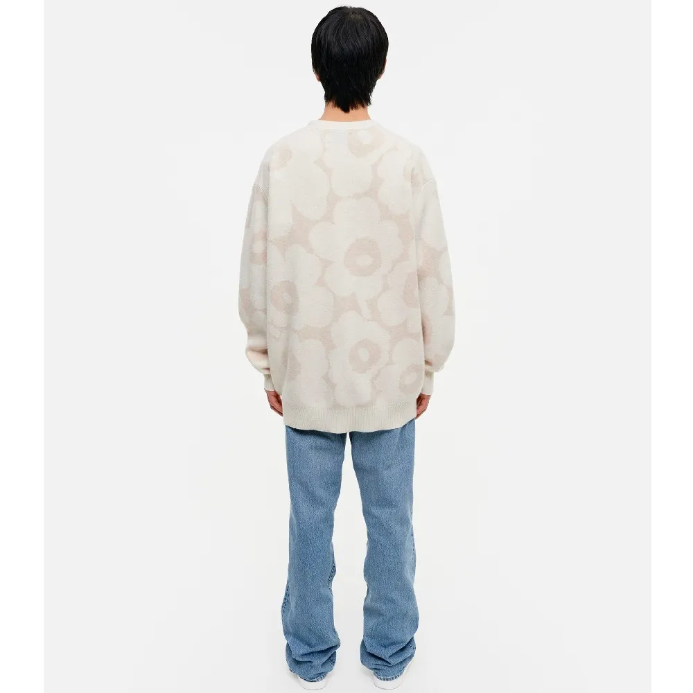 marimekko  |Flower Patterns Unisex Wool Nylon Cardigans