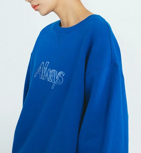 MARKM  |Unisex Street Style Logo Sweatshirts