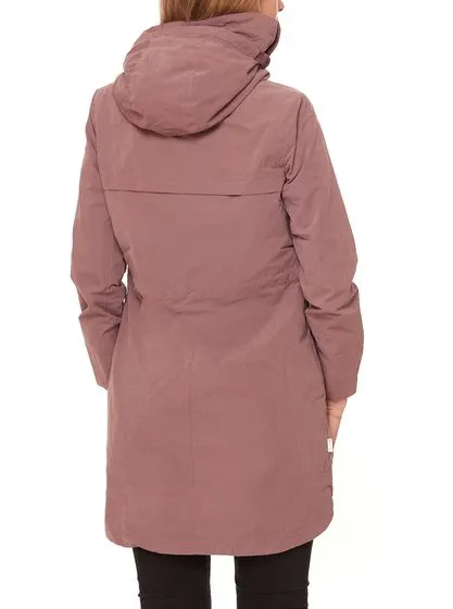 MAZINE Marydale Light Parka nachhaltige und vegane Damen Übergangs-Jacke mit Kapuze 22131464 Lila