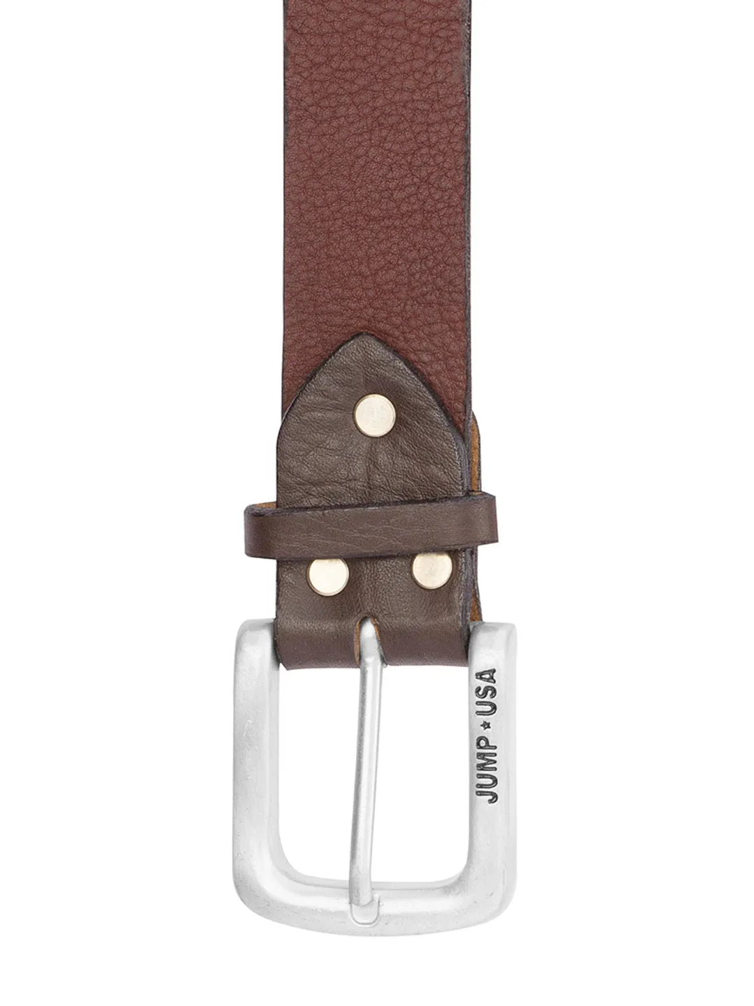 Men Brown Leather Belt