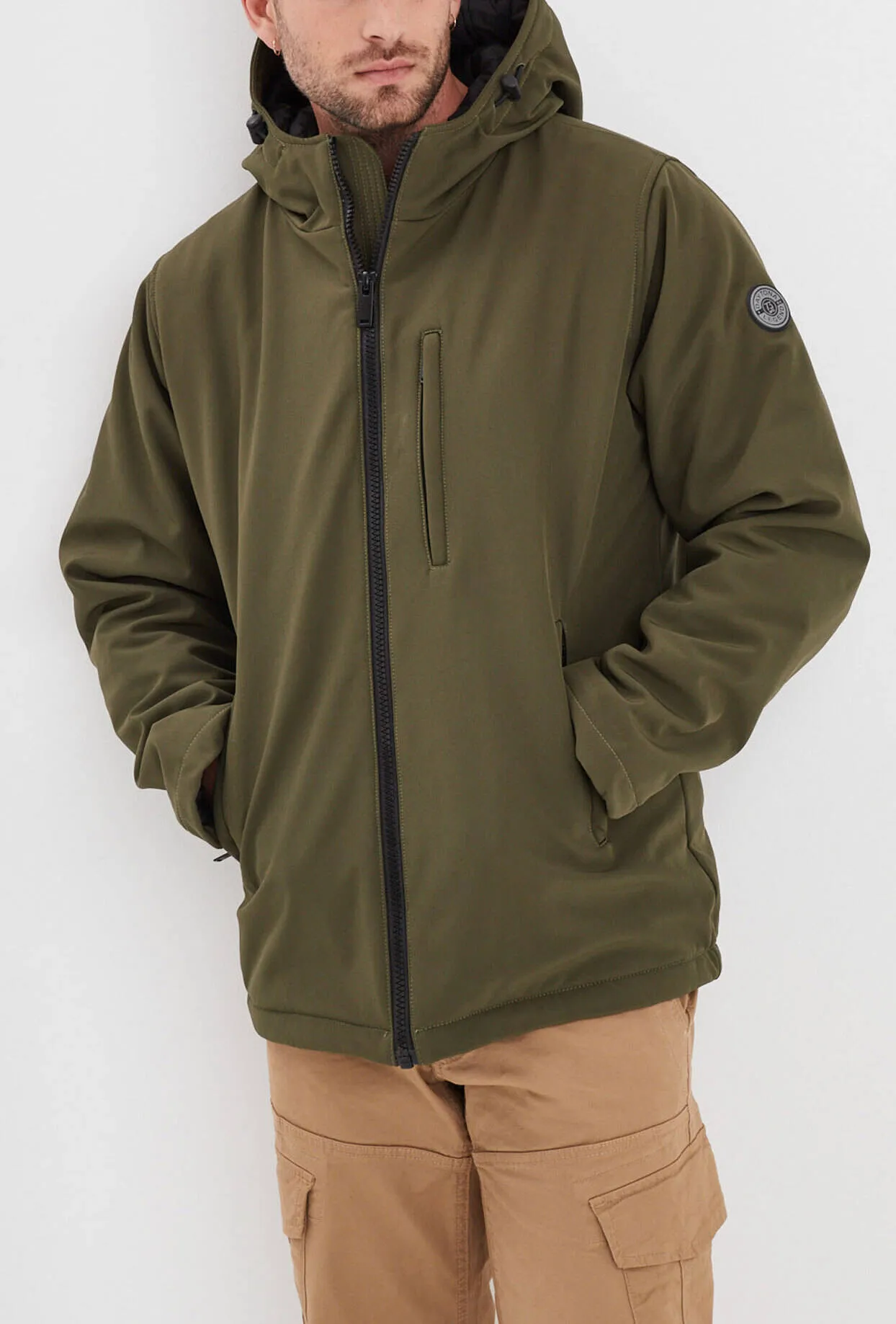 Men's khaki winter parka \103083\