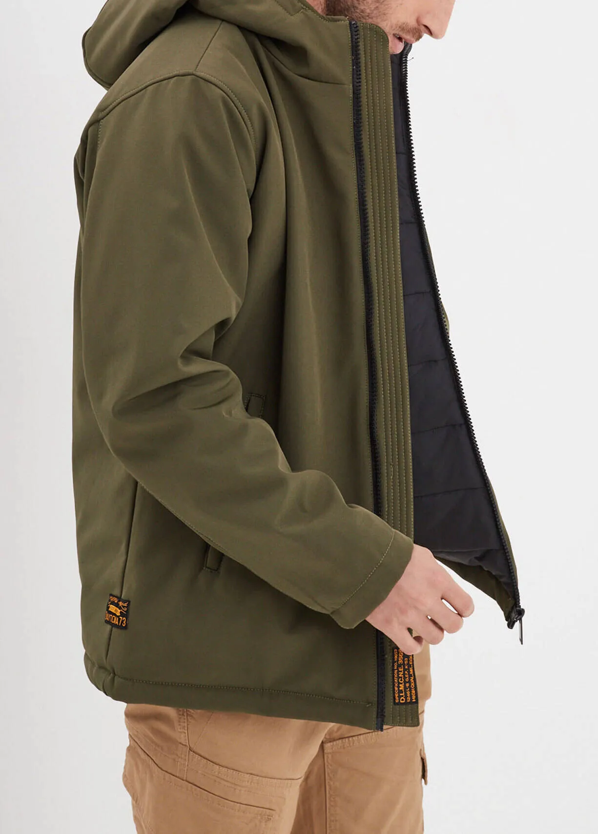 Men's khaki winter parka \103083\