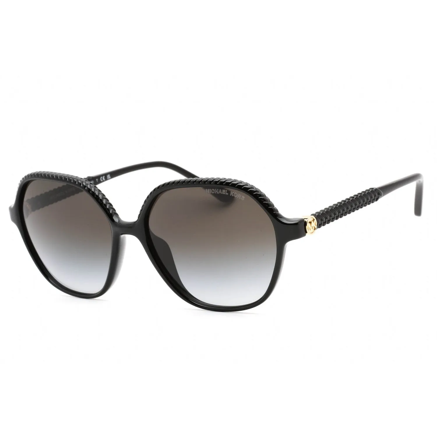 Michael Kors 0MK2186U Sunglasses Pattern Black / Grey Gradient Women's