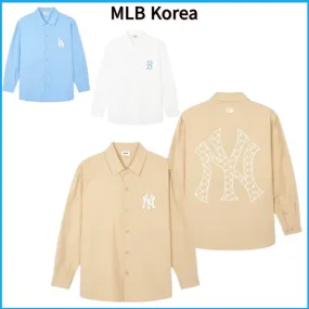 MLB Korea  |Unisex Logo Shirts & Blouses