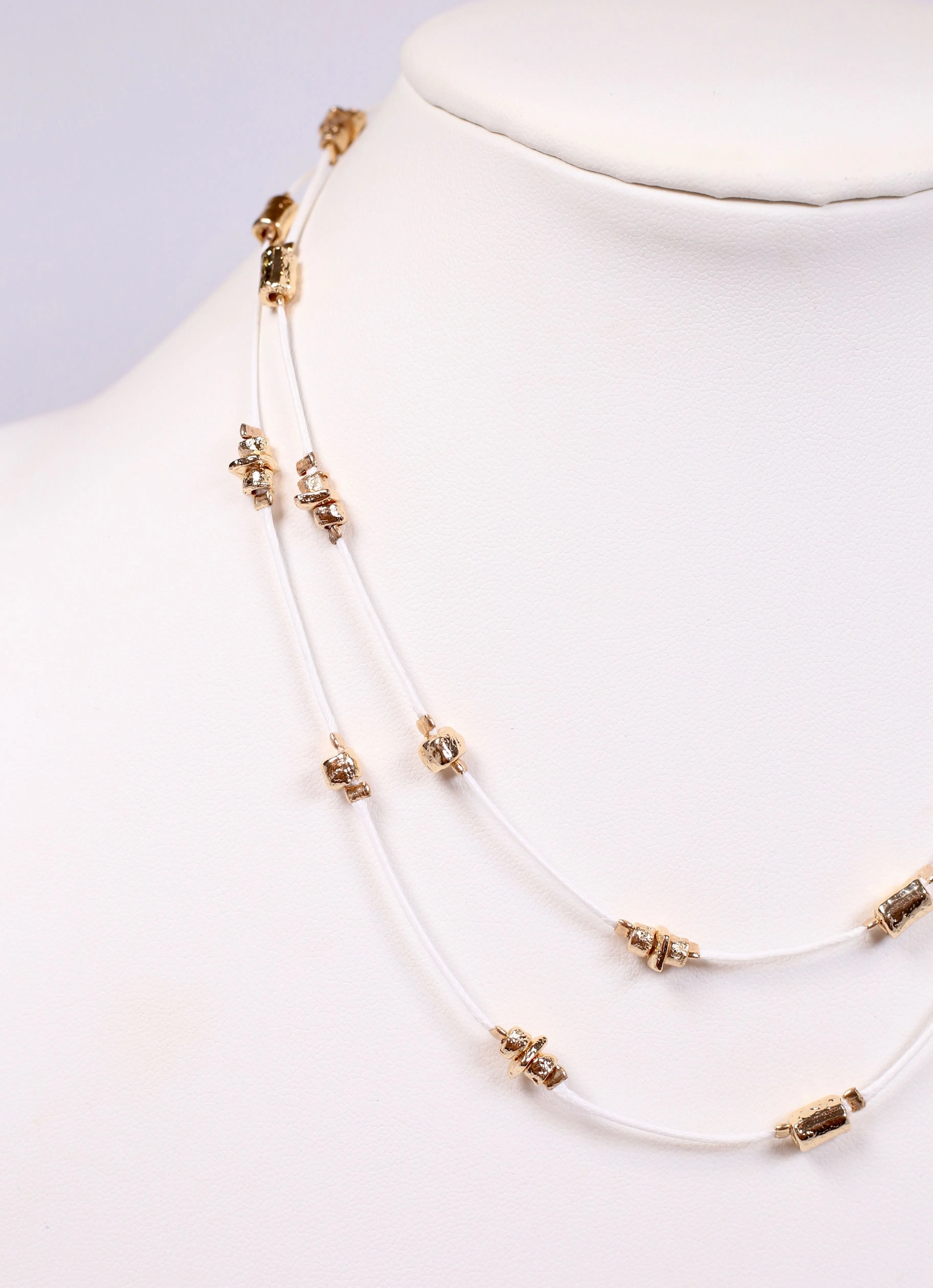 Mondello Layered Necklace WHITE