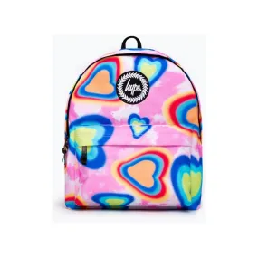 multi glow hearts backpack