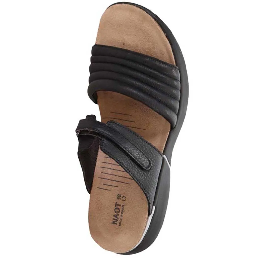 Naot Vesta Sandal Soft Black Leather (Women's)