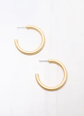 Nataliuh Hoop Earring MATTE GOLD