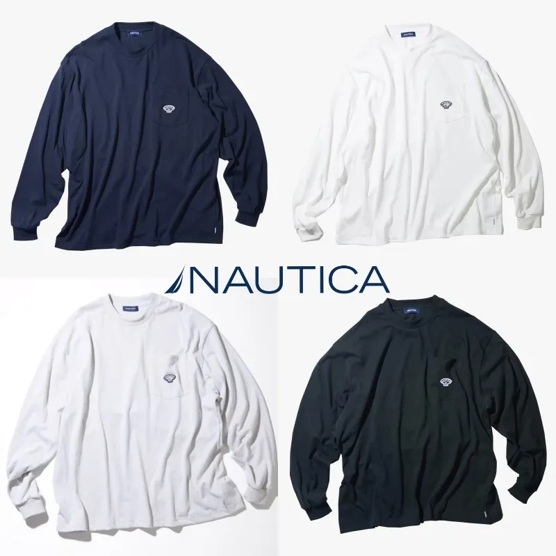 NAUTICA  |Unisex Street Style T-Shirts