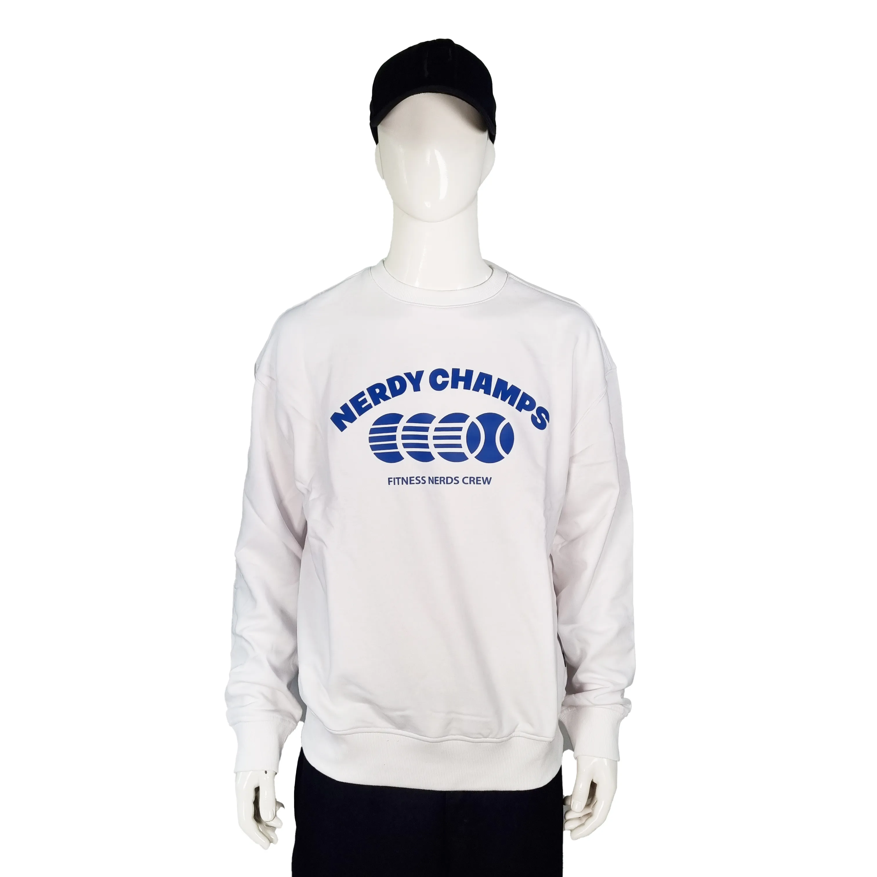 NERDY  |Unisex Street Style Logo Sweatshirts