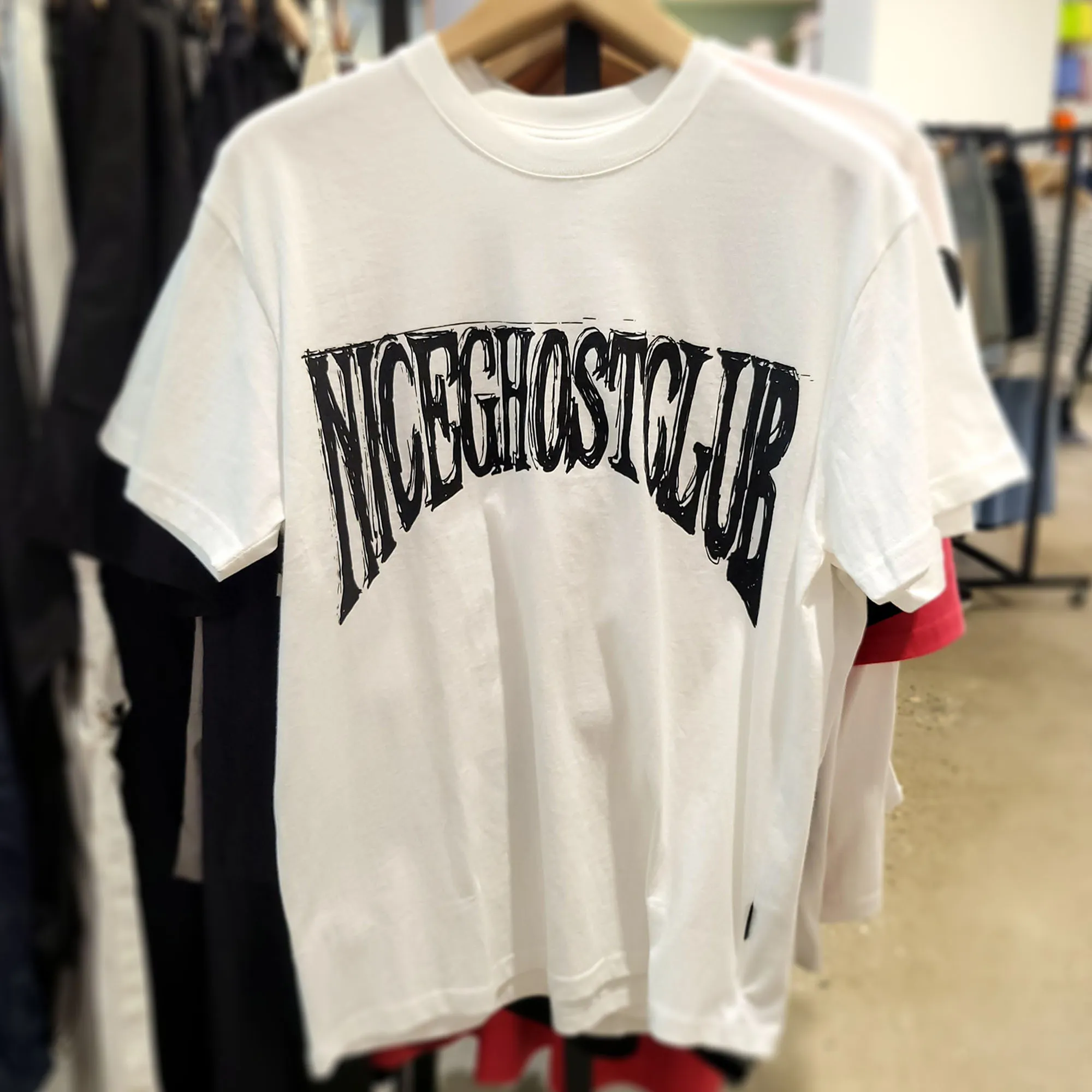 Nice Ghost Club  |[ NICE GHOST CLUB]★24SS★ BIG GRAFFITI TEE