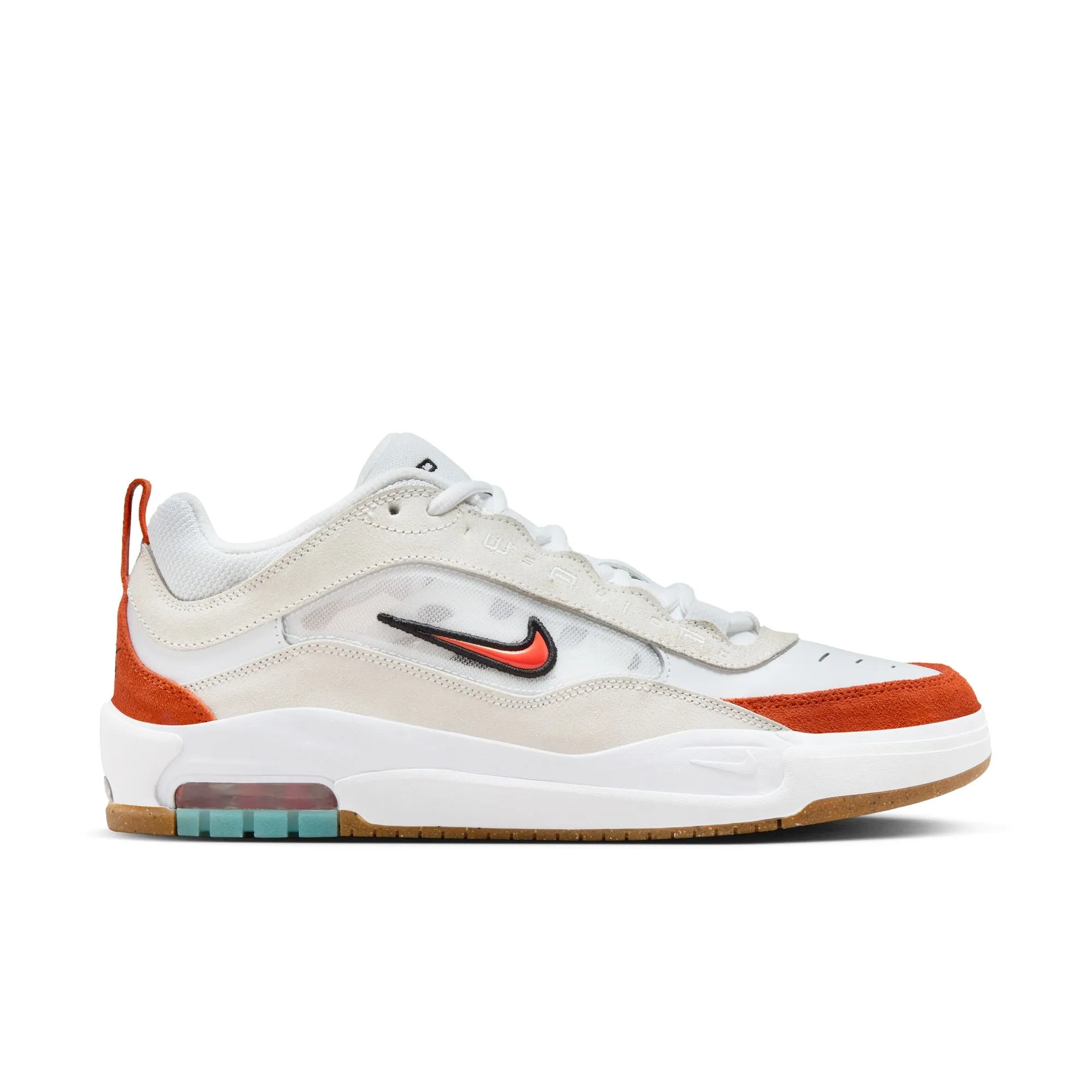 Nike SB Air Max Ishod - White/Orange Summit-White-Black