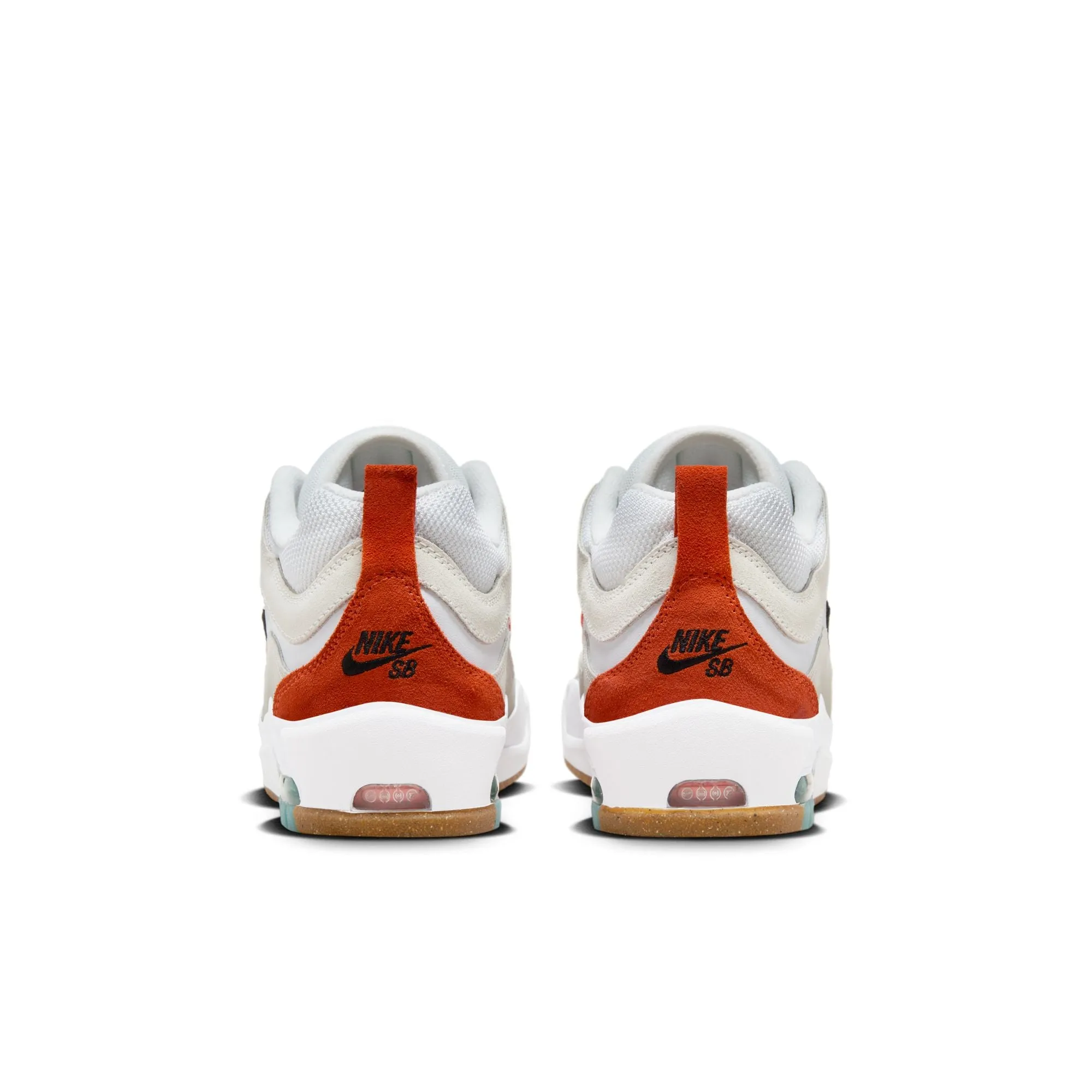 Nike SB Air Max Ishod - White/Orange Summit-White-Black