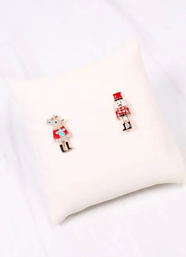 Nutcracker Suite Dreams Earring RED