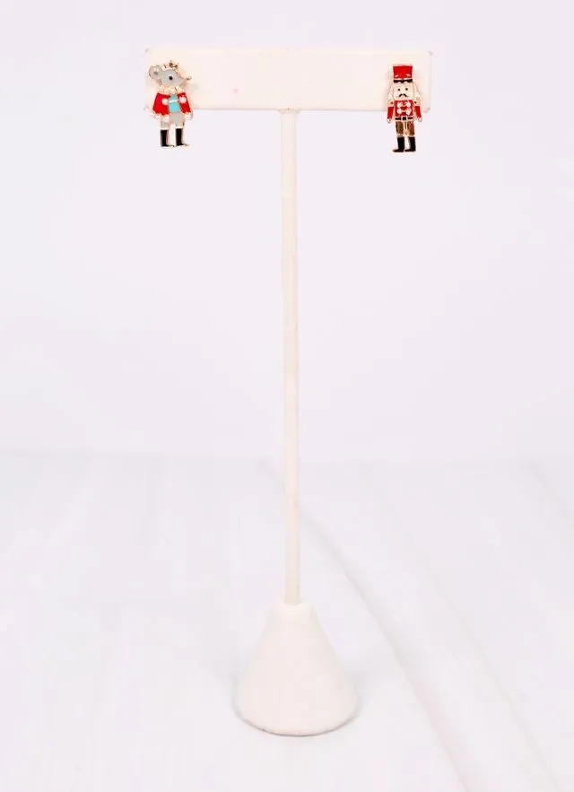 Nutcracker Suite Dreams Earring RED