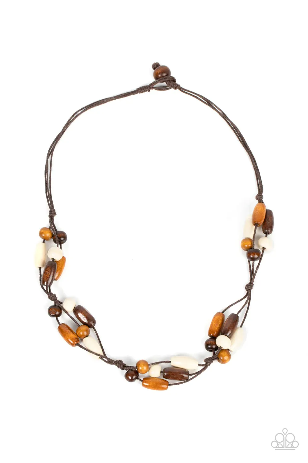 Outback Epic Brown ~ Paparazzi Necklace