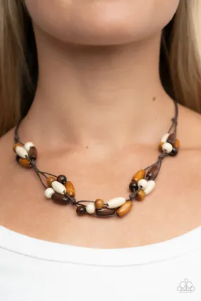 Outback Epic Brown ~ Paparazzi Necklace