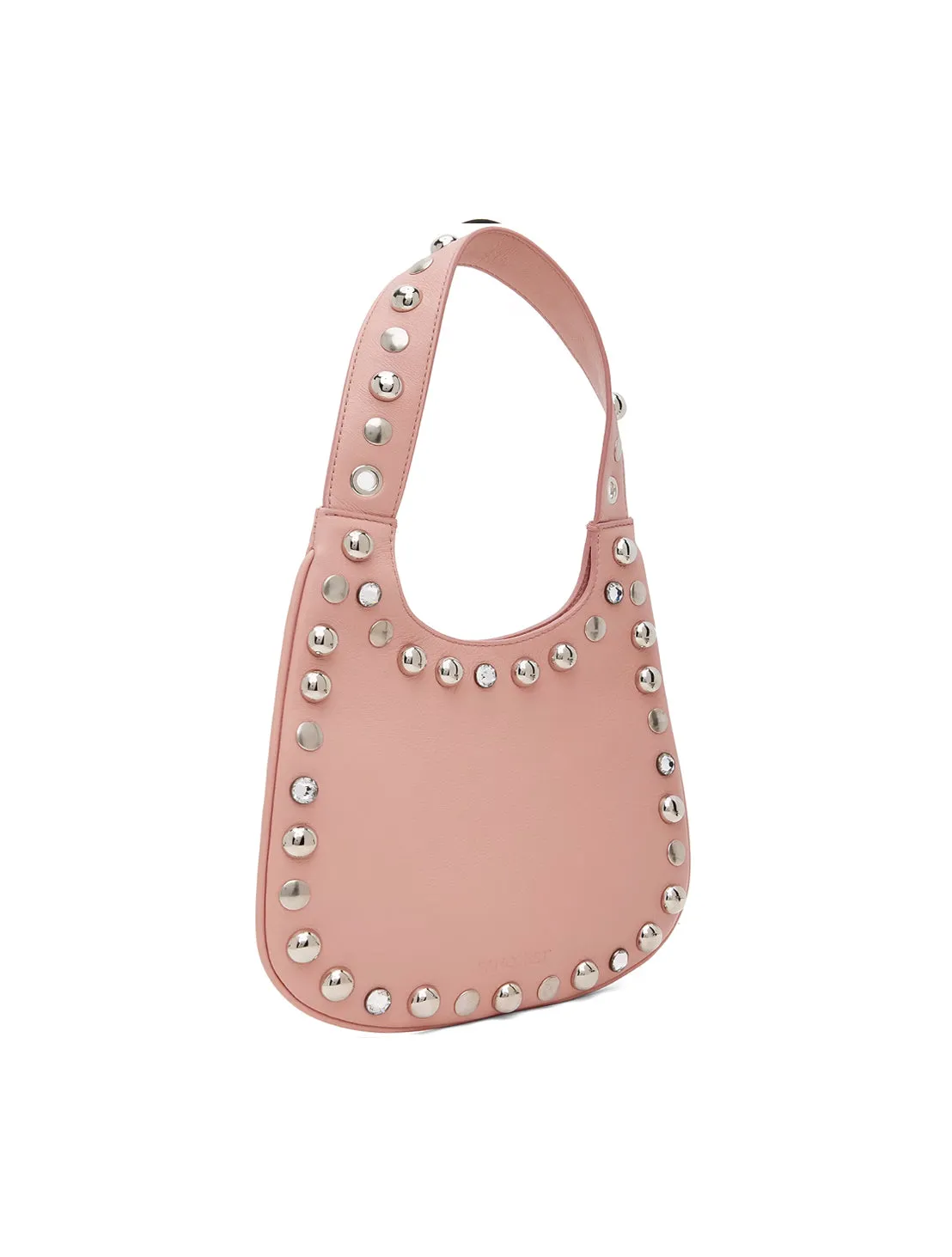 Panconesi Pink Diamanti Small Saddle Bag