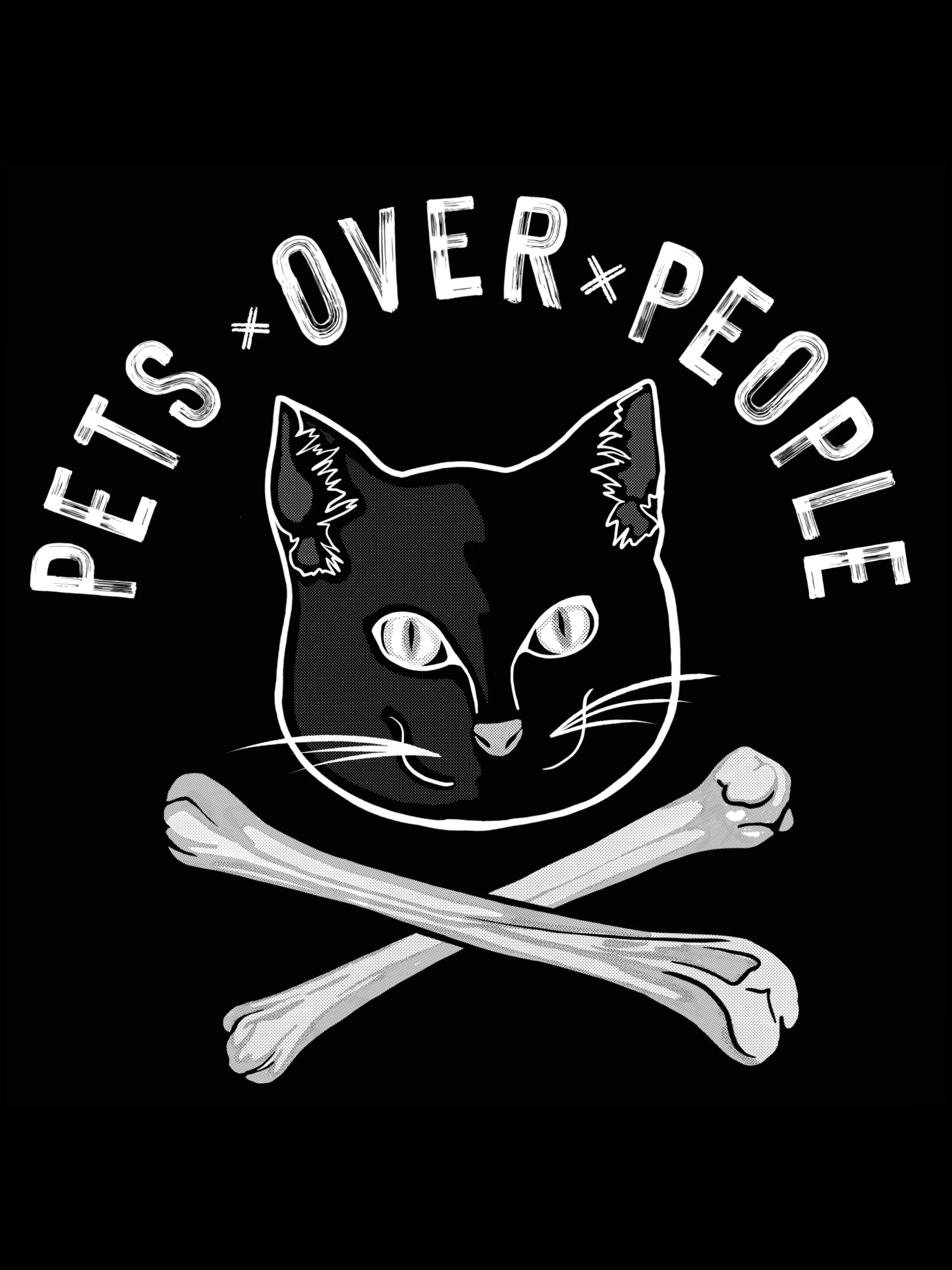 Pets Over People (Cats) Tee, Tank, or Crop