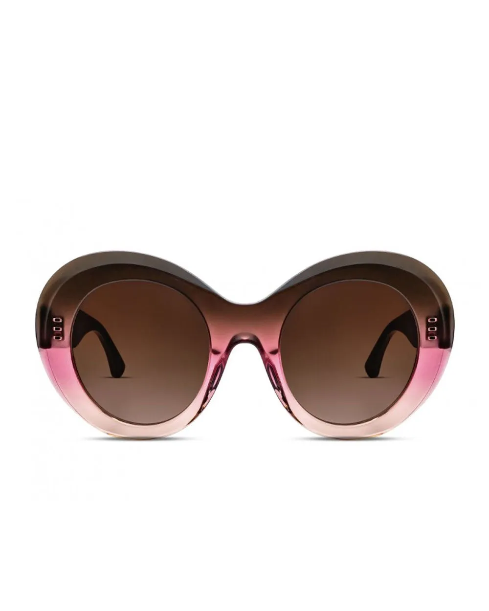 Pulpy Glasses in Gradient Brown & Pink