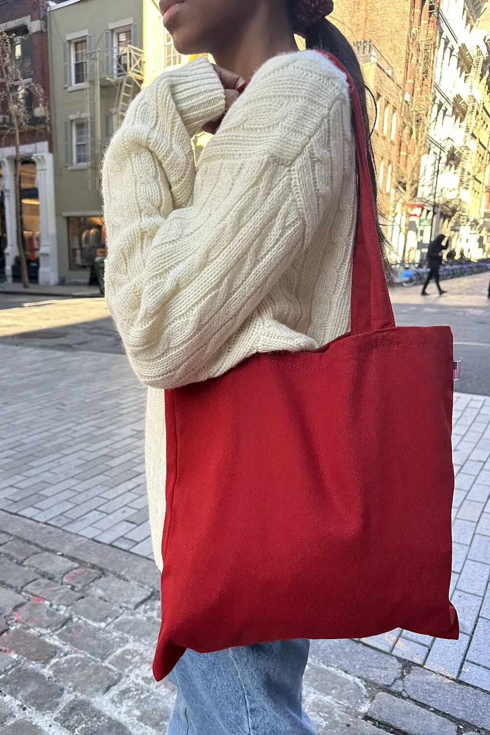 Red Basic Tote