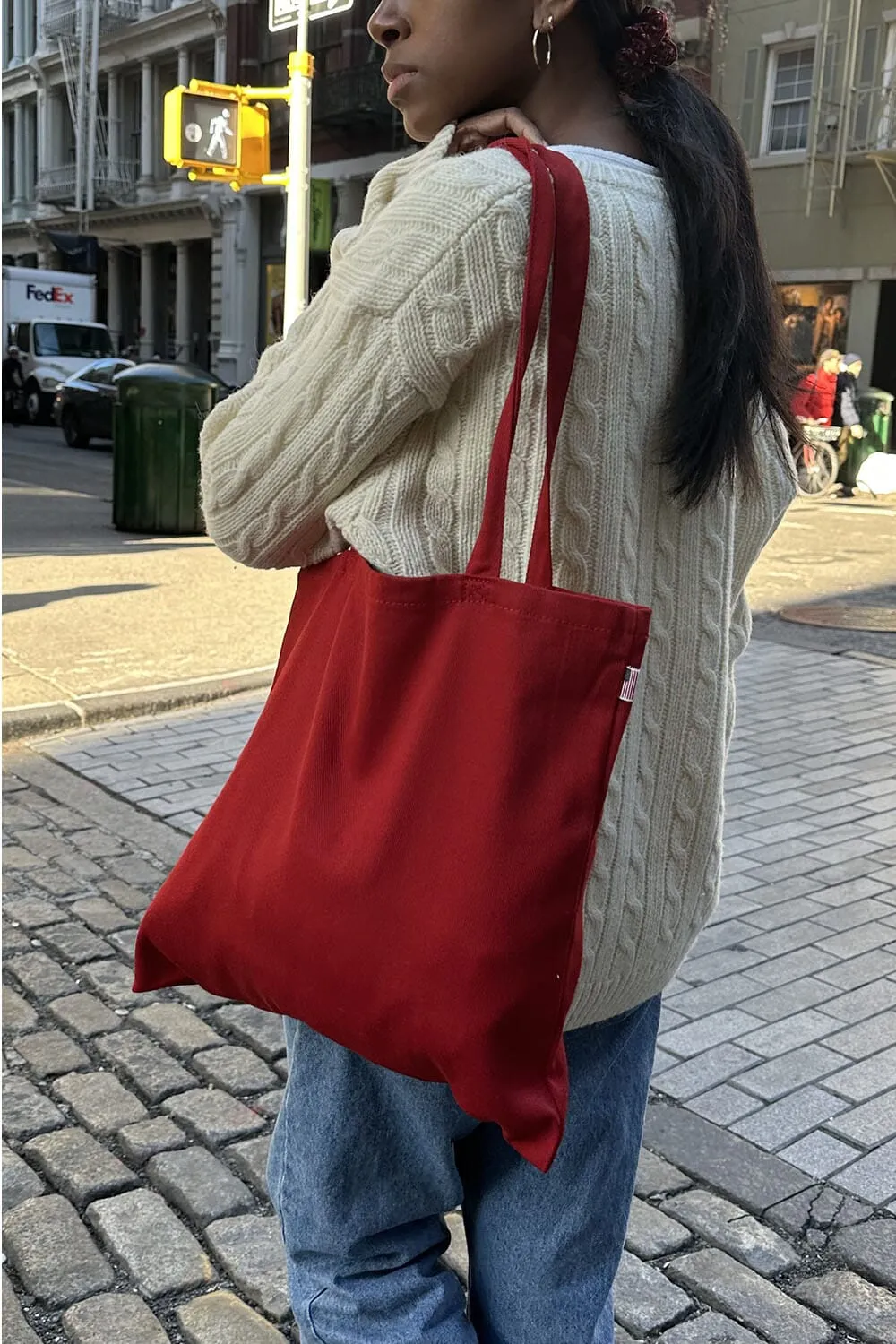 Red Basic Tote