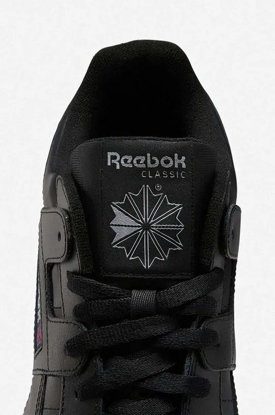 Reebok Classic leather sneakers Workout Plus black color