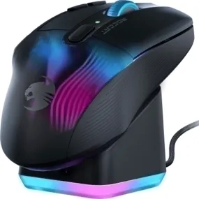 ROCCAT Mouse Kone XP Air Wireless Gaming with Charging Dock Black