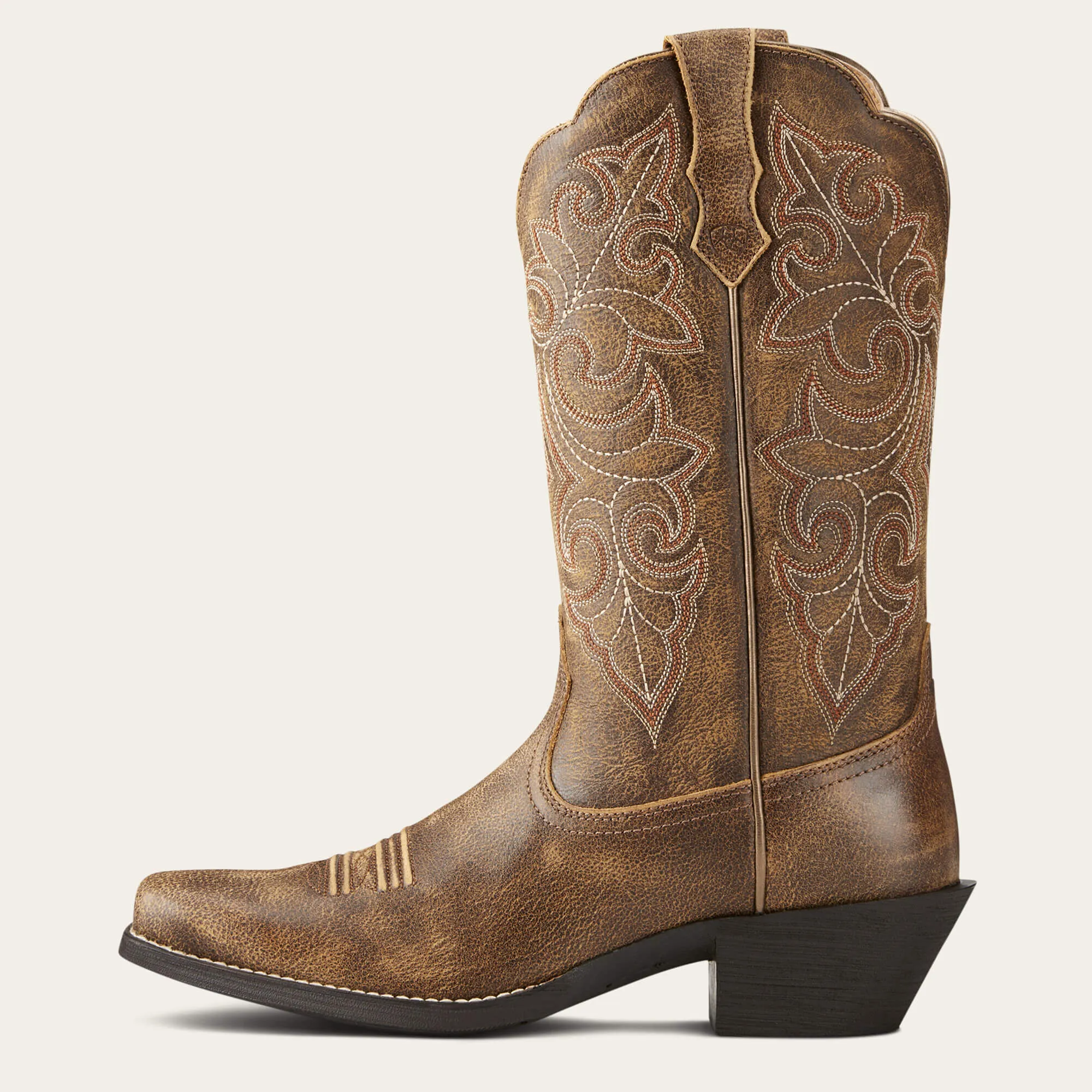 Round Up Square Toe Western Boot