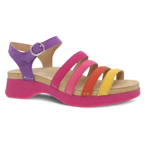  Roxie Strappy Bright Sandal in Multi  