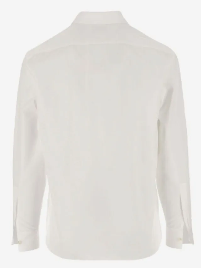 Saint Laurent  |Unisex Plain Cotton Luxury Shirts