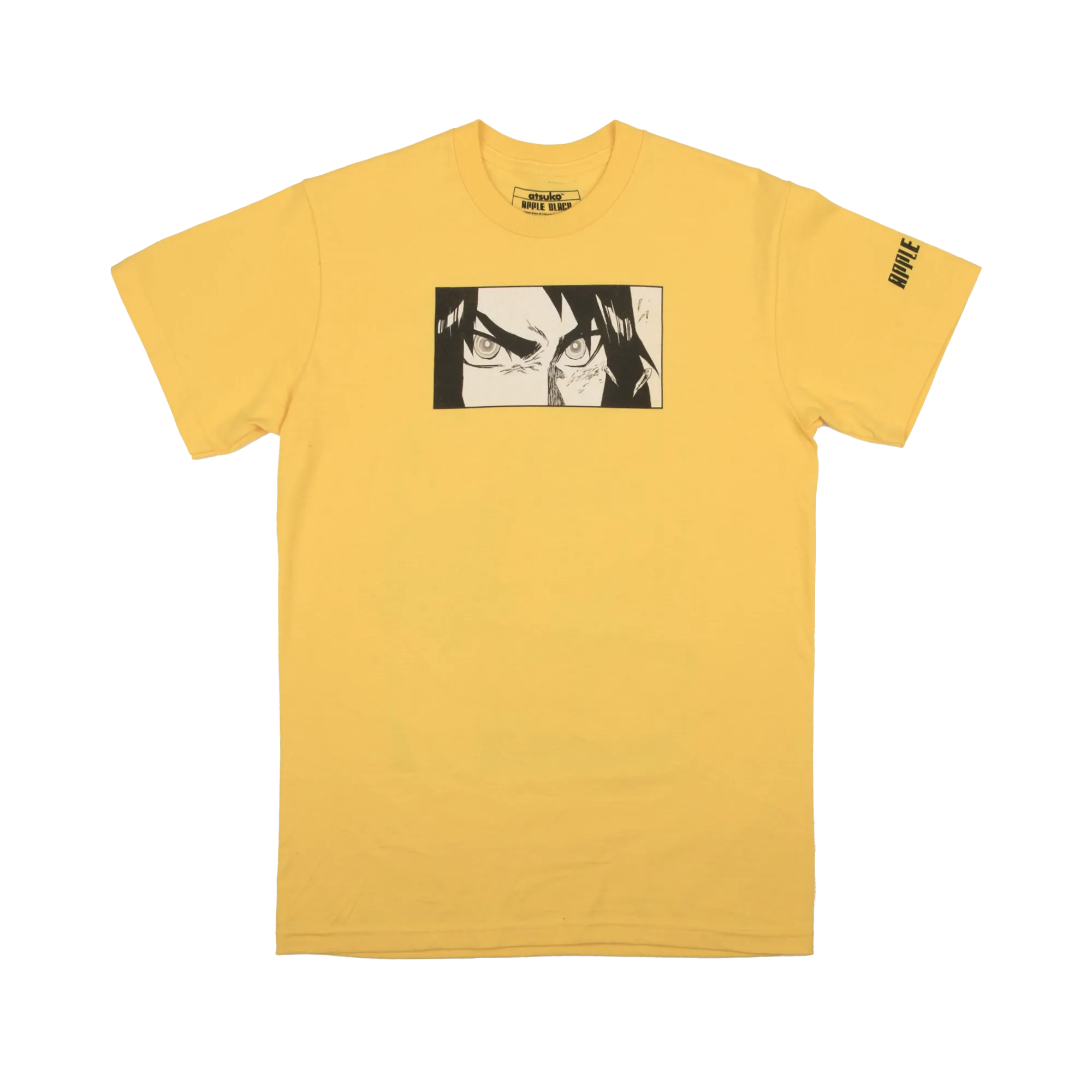 Sano Close Up with Fight Scene Yellow Tee