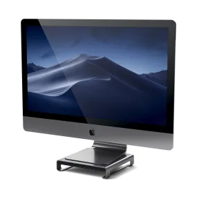 Satechi USB-C Aluminium Monitor Stand Hub for iMac (Space Grey)